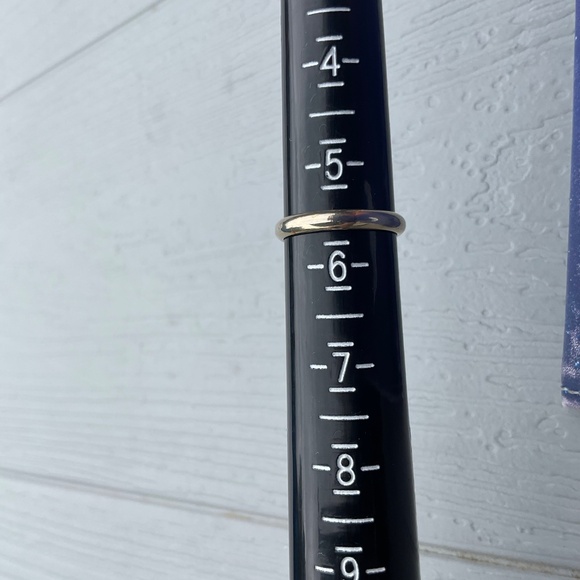 Fashion ring adjustable iridescent cube stone size5.5 - Picture 6 of 8